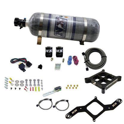 Nitrous Express Dry, Dual Stage Billet Crossbar Plate System 100-1000 HP (4150Flange) - 66242-12