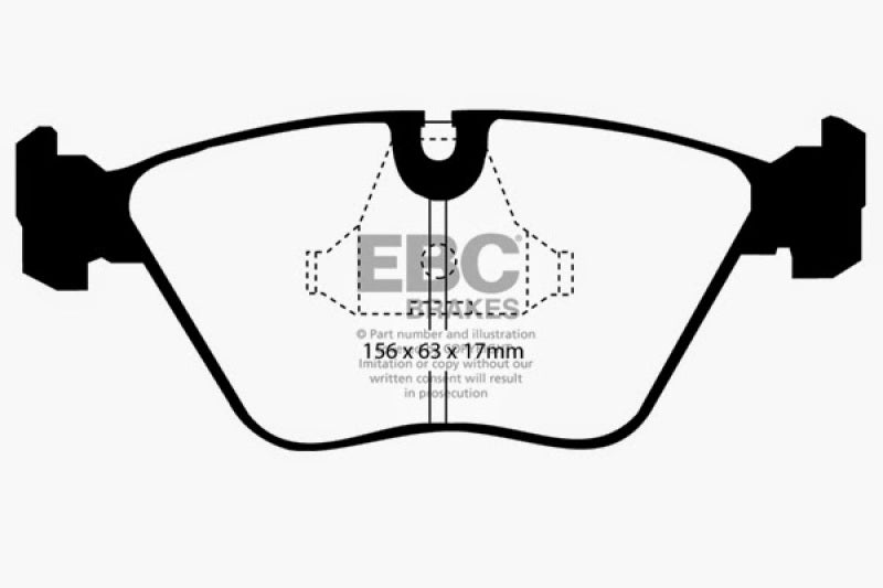 EBC Ultimax2 Front Brake Pads - UD3941 EBC