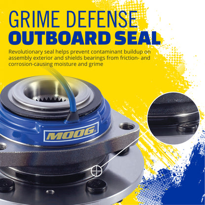 MOOG 17-22 Ford F-250 Super Duty Front Wheel Hub & Bearing Assembly Moog