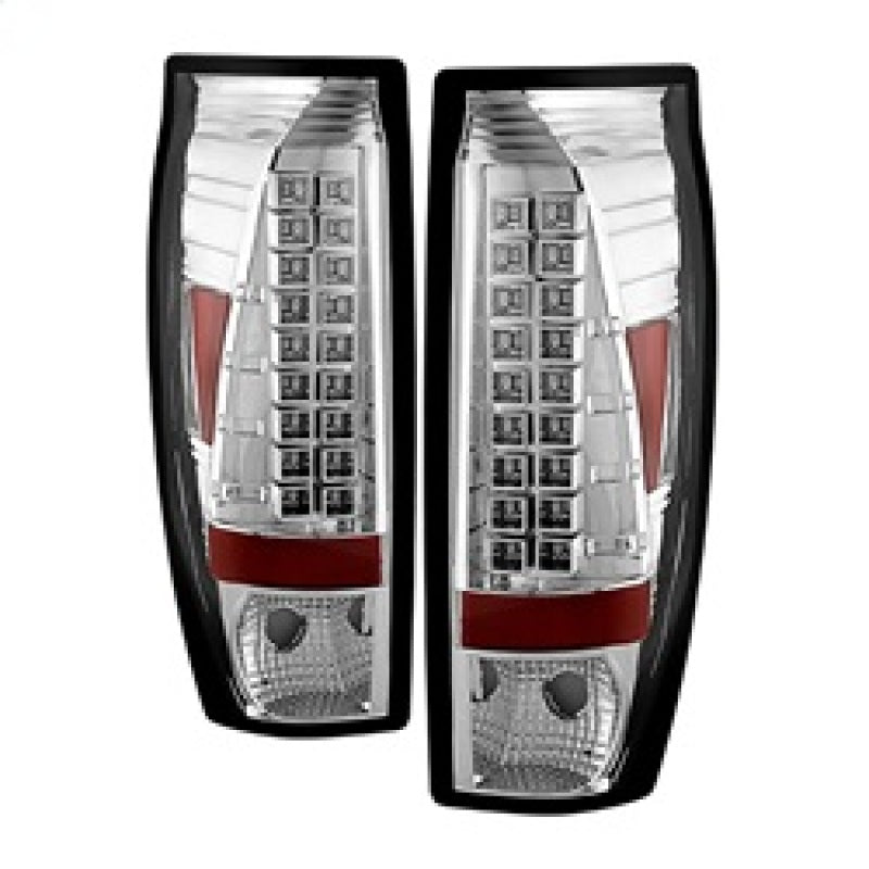 Spyder Chevy Avalanche 02-06 LED Tail Lights Chrome ALT-YD-CAV02-LED-C SPYDER
