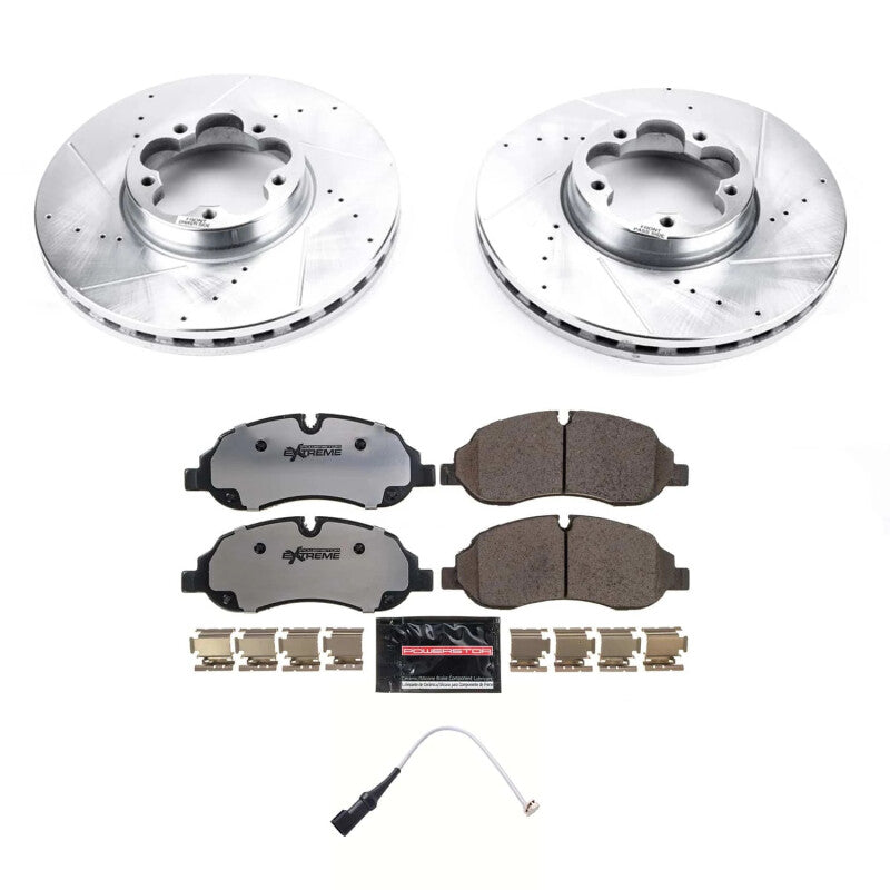 Power Stop 20-22 Ford Transit-350 HD Front Z36 Truck & Tow Brake Kit PowerStop