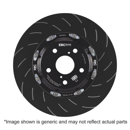 EBC Racing 03-08 Lamborghini Gallardo 5.0L 2 Piece SG Racing Rear Rotors