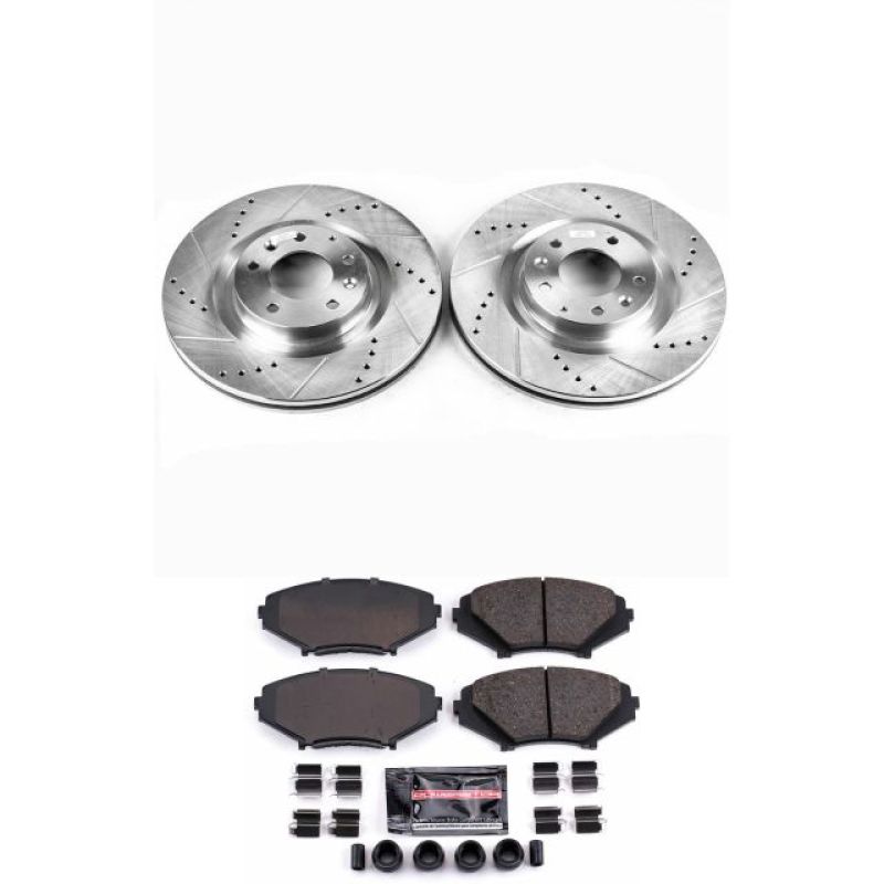 Power Stop 04-11 Mazda RX-8 Front Z23 Evolution Sport Brake Kit PowerStop