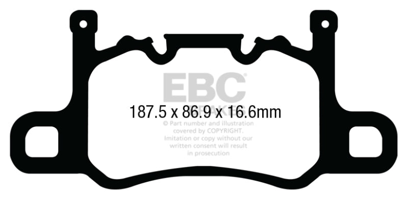 EBC BlueStuff Rear Brake Pads - DP52207NDX