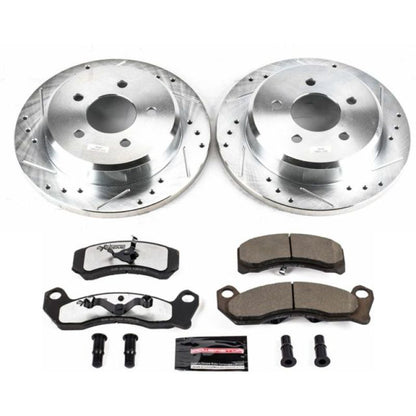 Power Stop 1993 Ford Mustang Front Z26 Street Warrior Brake Kit PowerStop