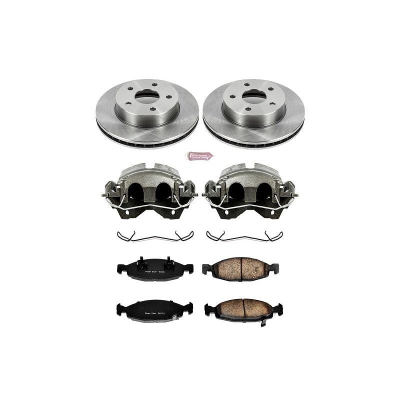 Power Stop 99-02 Jeep Grand Cherokee Front Autospecialty Brake Kit w/Calipers PowerStop