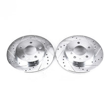 Load image into Gallery viewer, Power Stop 05-09 Buick Allure Rear Evolution Drilled &amp; Slotted Rotors - Pair