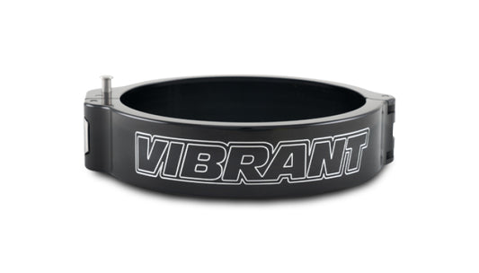Vibrant Performance PINLESS HD Clamp for 4in OD Tubing - Anodized Black, Exhaust/Intake Tubing Connection, for Custom Builds - Part 32538