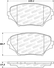 Load image into Gallery viewer, StopTech Premium Ceramic Brake Pads - 308.08620