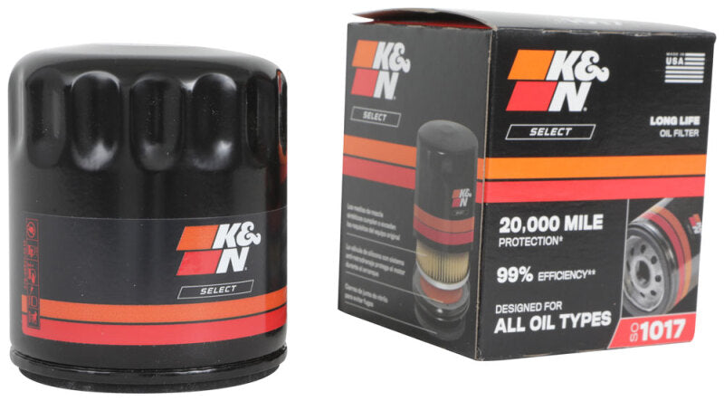 K&N 21-25 Chevrolet Trailblazer 1.2L L3 / 17-24 Alfa Romeo Giulia 2.0L L4 Spin-On Oil Filter K&N Engineering