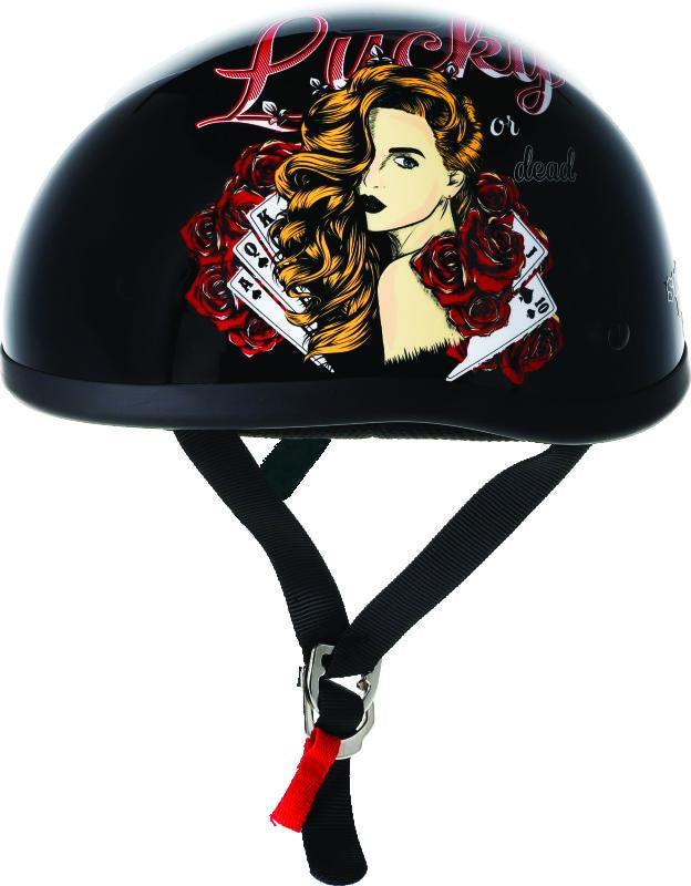 Bikers Choice Skid Lids Lucky Lady Original Helmet - XS - 649518