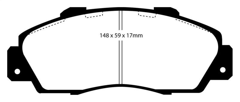 EBC GreenStuff Front Brake Pads - DP6872 EBC