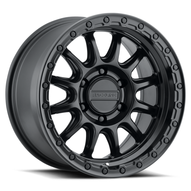 Raceline 960B Alpha 17x8.5in / 5X127 BP / 35mm Offset / 78.1mm Bore - Satin Black