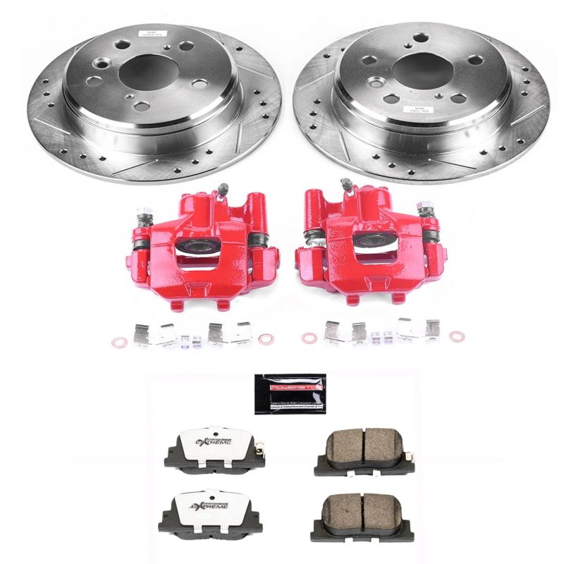 Power Stop 00-01 Lexus ES300 Rear Z26 Street Warrior Brake Kit w/Calipers PowerStop