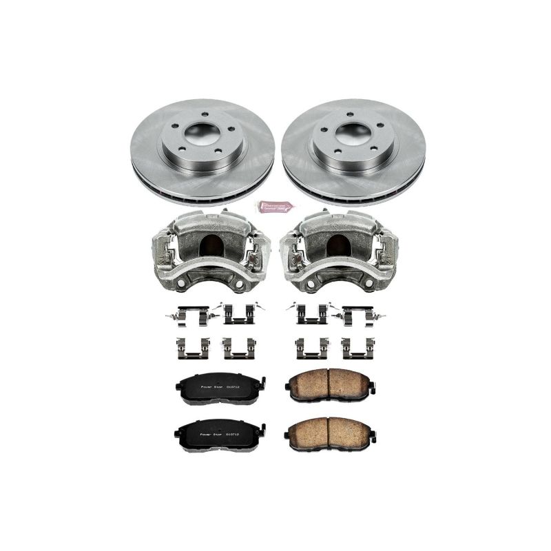 Power Stop 99-01 Nissan Maxima Front Autospecialty Brake Kit w/Calipers PowerStop