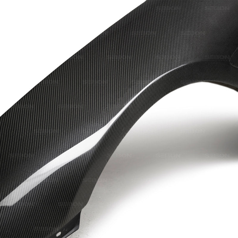 Seibon 93-98 Toyota Supra TV-Style Carbon Fiber Fenders (Pair)