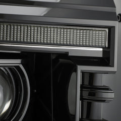 AlphaRex 11-16 Ford Super Duty LUXX-Series LED Projector Headlights Alpha-Black - 880143