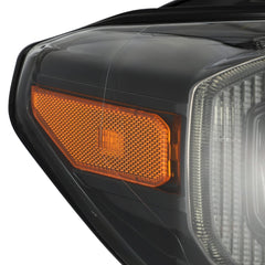 Alpharex 16-23 Toyota Tacoma NOVA-Series LED Projector Headlights Alpha-Black - 880705