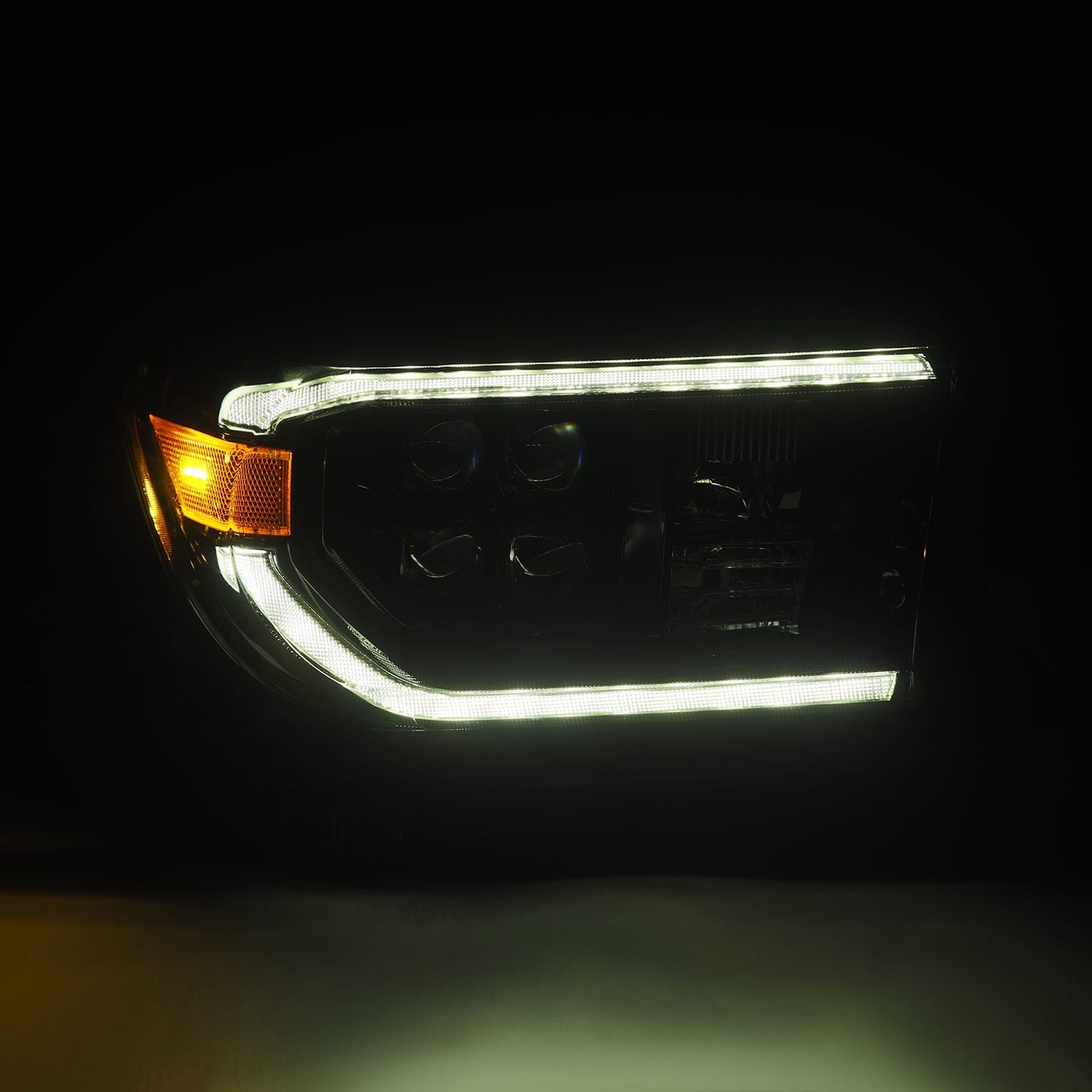 AlphaRex 880820 07-13 Toyota Tundra/08-17 Toyota Sequoia MK II NOVA-Series LED Projector Headlights Alpha-Black (With Level Adjuster) - 880820 AlphaRex