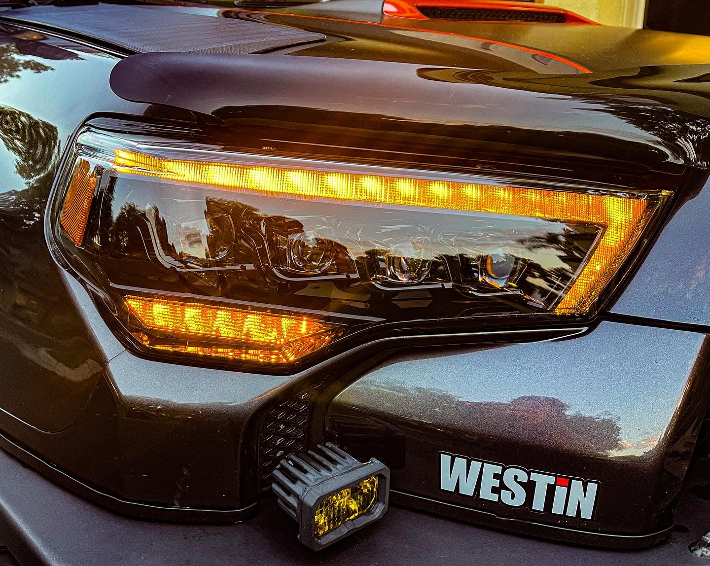 AlphaRex 14-22 Toyota 4Runner MK II NOVA-Series LED Projector Headlights Black - 880808 AlphaRex
