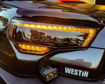 AlphaRex 14-22 Toyota 4Runner MK II NOVA-Series LED Projector Headlights Black - 880808 AlphaRex