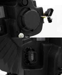 AlphaRex 15-17 Ford F150 / 17-20 Ford F150 Raptor LUXX-Series LED Projector Headlights Black - 880167