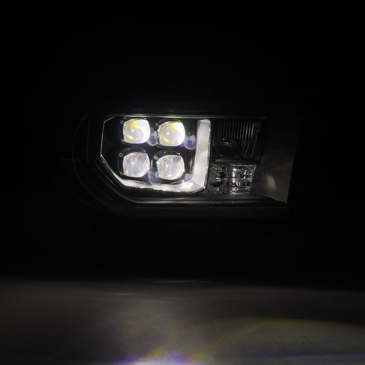 AlphaRex 880818 07-13 Toyota Tundra/08-17 Toyota Sequoia MK II NOVA-Series LED Projector Headlights Black (With Level Adjuster) - 880818