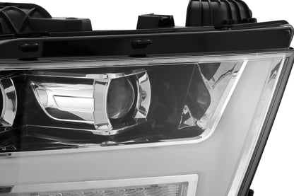 AlphaRex 19-23 Ram 1500 LUXX-Series LED Projector Headlights Chrome - 880544 AlphaRex