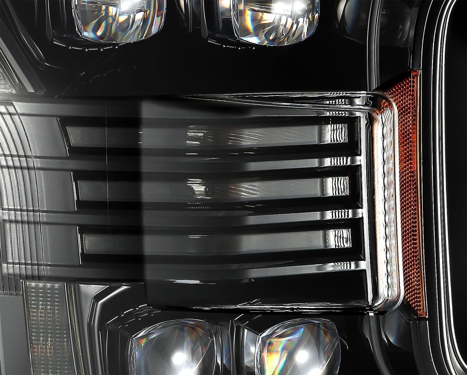 AlphaRex 18-20 Ford F150 NOVA-Series LED Projector Headlights Alpha-Black - 880165 AlphaRex