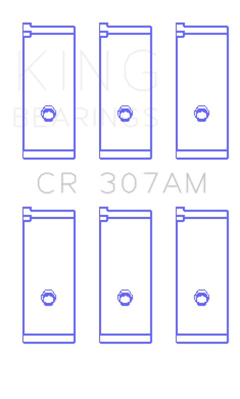 King Engine Bearings Suzuki G-10 (Size +0.25mm) Connecting Rod Bearing Set