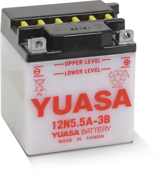 Yuasa 12N5.5A-3B Conventional 12 Volt Battery Yuasa Battery