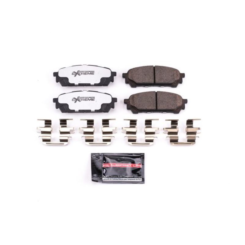 Power Stop 05-06 Saab 9-2X Rear Z26 Extreme Street Brake Pads w/Hardware PowerStop