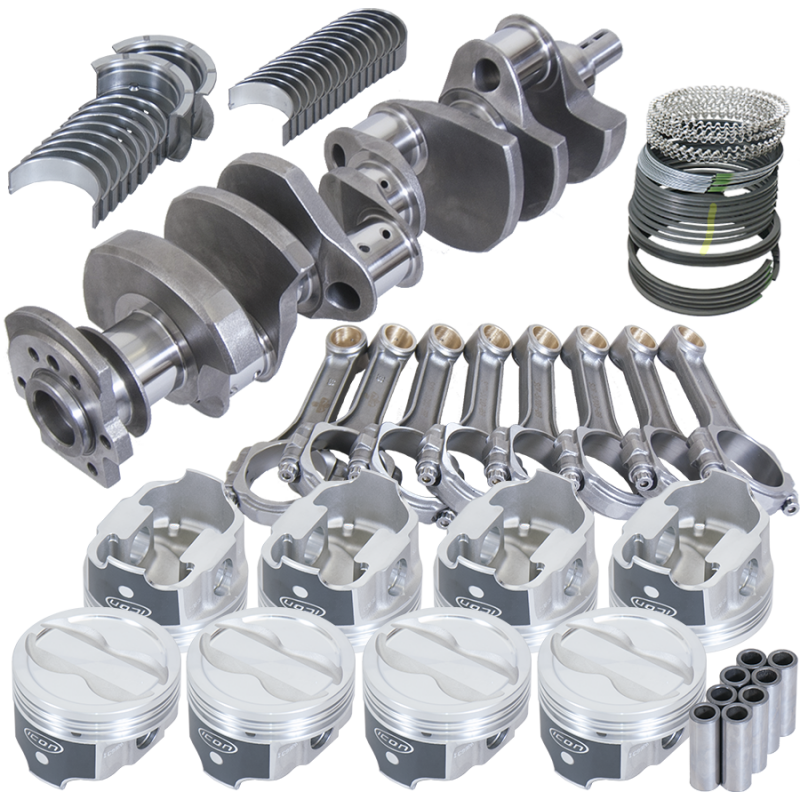 Eagle Chevy LT1350 1Pc 3.750in Crank 5.700in I-Beam Rods -18cc 4.040in Pistons Rotating Assembly