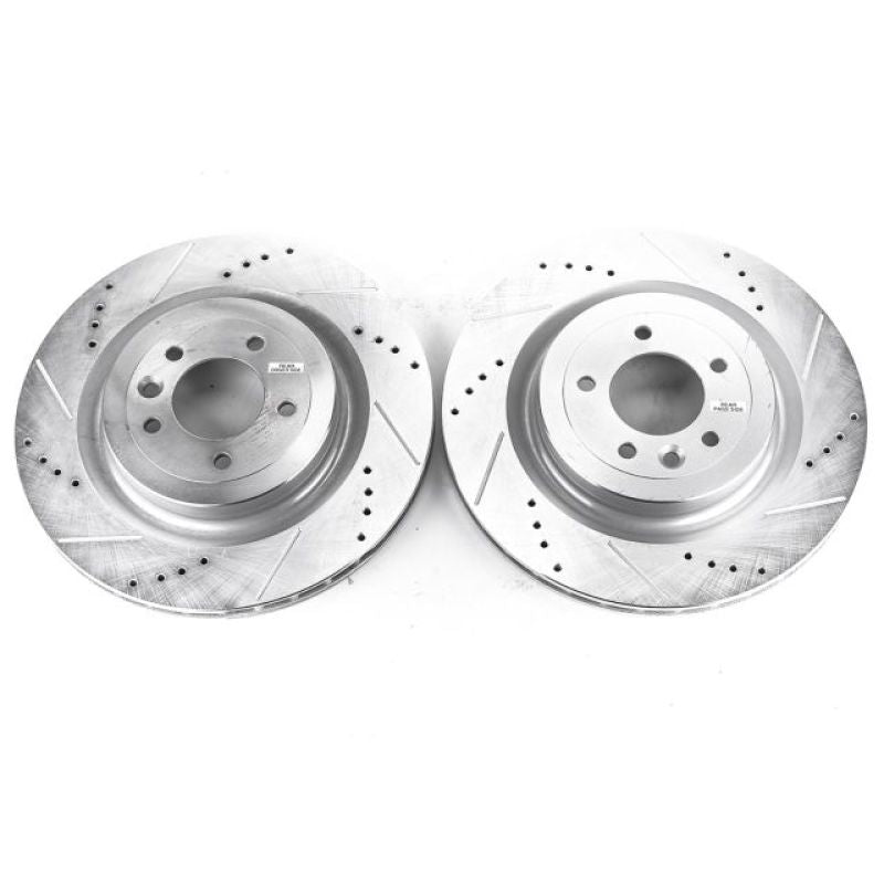 Power Stop 13-18 Land Rover Range Rover Rear Evolution Drilled & Slotted Rotors - Pair PowerStop
