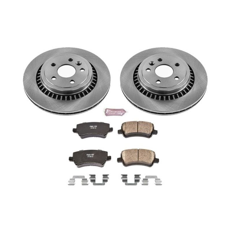 Power Stop 10-17 Volvo XC60 Rear Autospecialty Brake Kit PowerStop