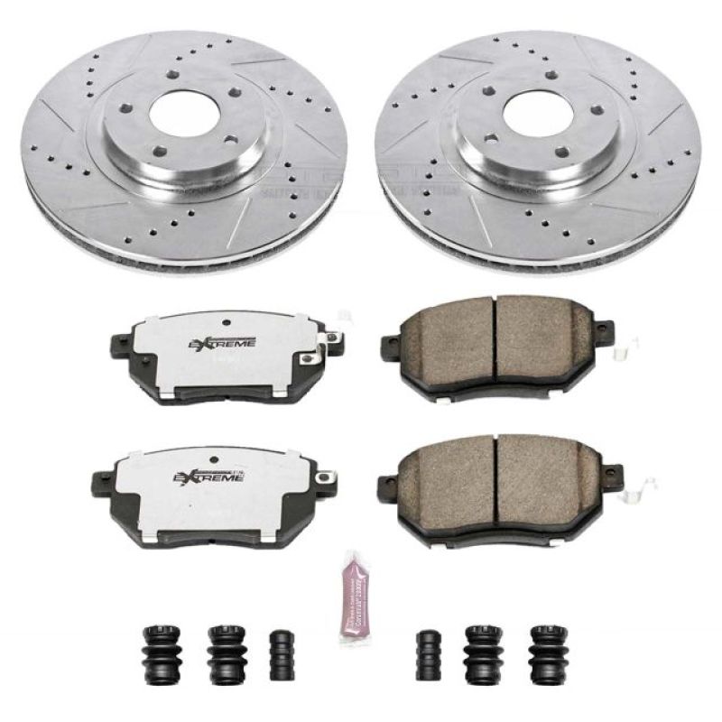 Power Stop 03-05 Infiniti FX35 Front Z26 Street Warrior Brake Kit PowerStop
