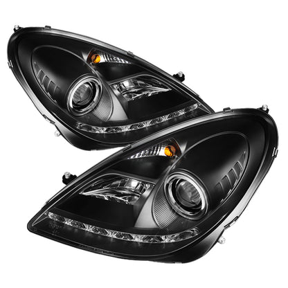 Spyder Mercedes Benz SLK 05-10 Projector Xenon/HID Model- DRL Blk PRO-YD-MBSLK05-HID-DRL-BK SPYDER