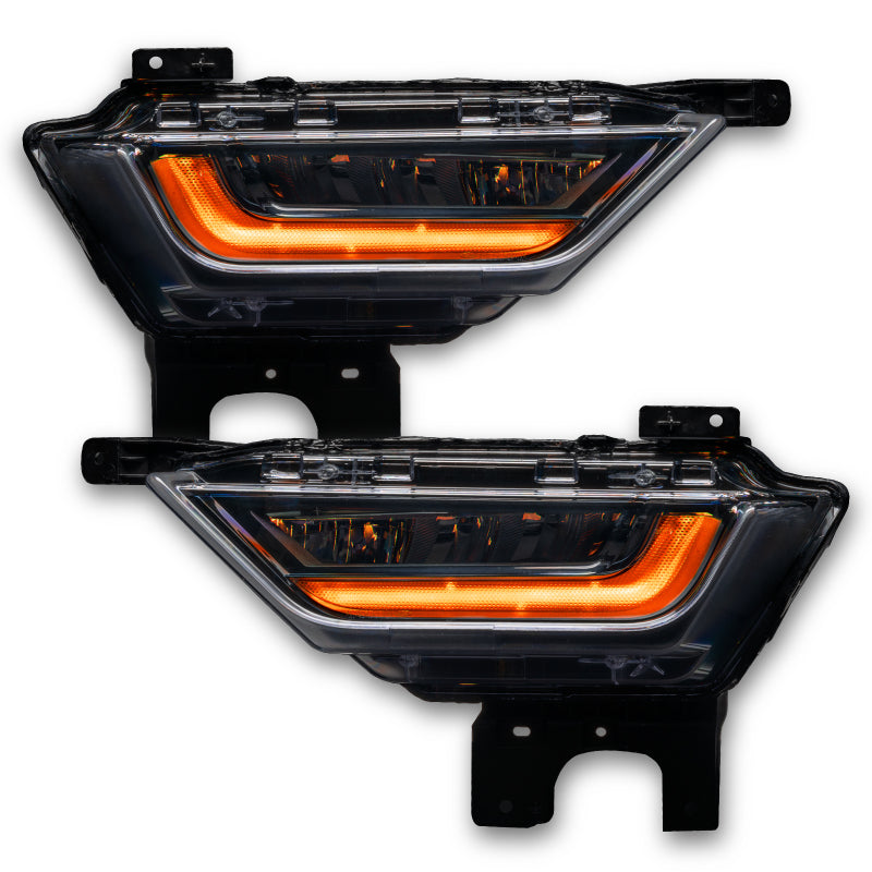Oracle 21-22 Ford F-150 ColorSHIFT RGB+W Fog Light DRL Upgrade Kit w/ No Controller ORACLE Lighting