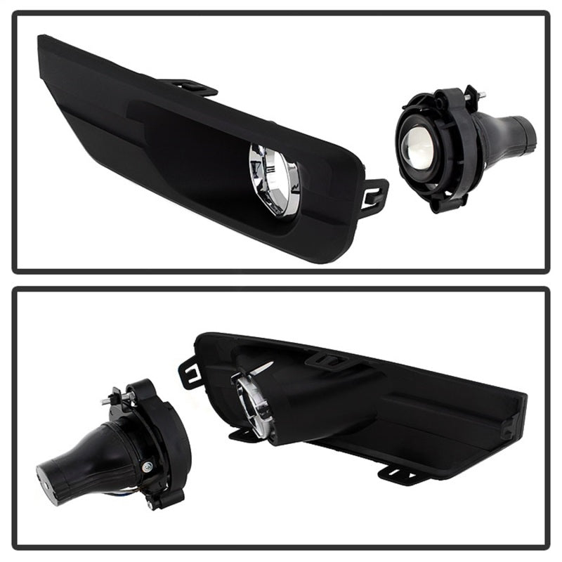 Spyder GMC Acadia 2013-2015 OEM Fog Light W/Universal Switch- Clear FL-GAC2013-C SPYDER