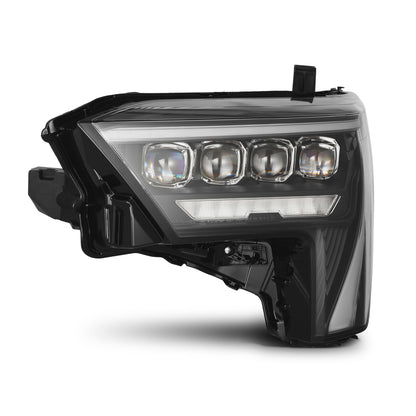 AlphaRex 880862 22-23 Toyota Tundra NOVA-Series Headlights Black w/White DRL - Req 810029 OR 810030