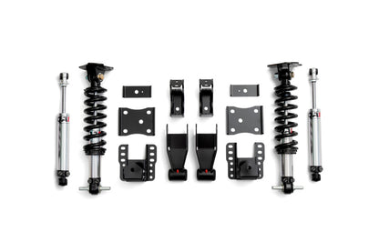 QA1 07-16 Chevrolet Silverado 4WD Lowering Kit w/ Spindles Double Adjustable 4in-6in