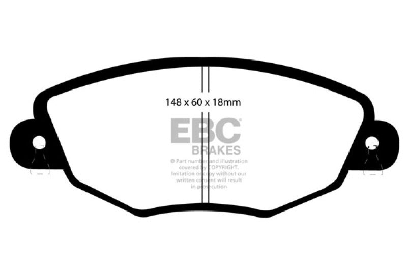 EBC GreenStuff Front Brake Pads - DP21322 EBC