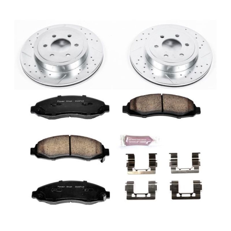 Power Stop 03-04 Dodge Dakota Front Z23 Evolution Sport Brake Kit PowerStop