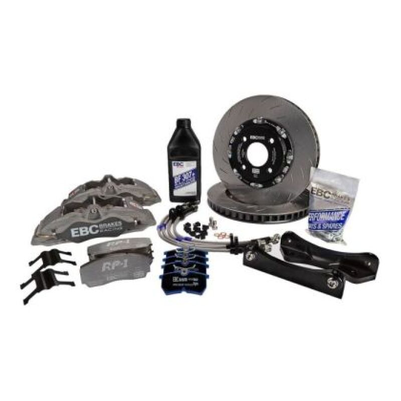 EBC Racing 23-24 Nissan Z (Z34) Performance 3.0TT Anodized Apollo-6 380mm Rotors Front Big Brake Kit