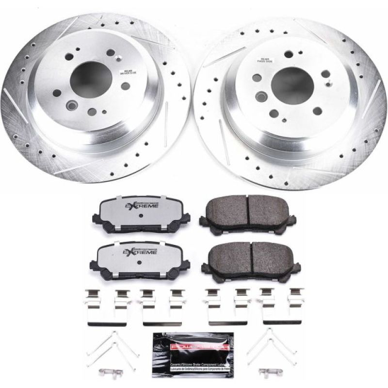 Power Stop 16-19 Honda Pilot Rear Z36 Truck & Tow Brake Kit PowerStop