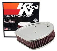 Load image into Gallery viewer, K&amp;N Replacement Air Filter 1.625in H for Harley Davidson