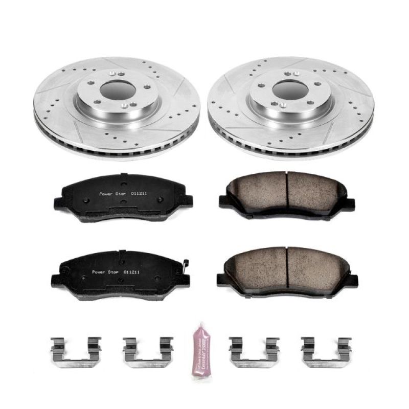 Power Stop 13-16 Hyundai Santa Fe Front Z23 Evolution Sport Brake Kit PowerStop