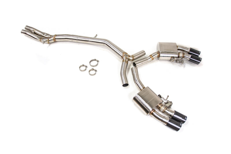 VR Performance Audi RS5/B9 Stainless Valvetronic Exhaust System with Carbon Tips Vivid Racing