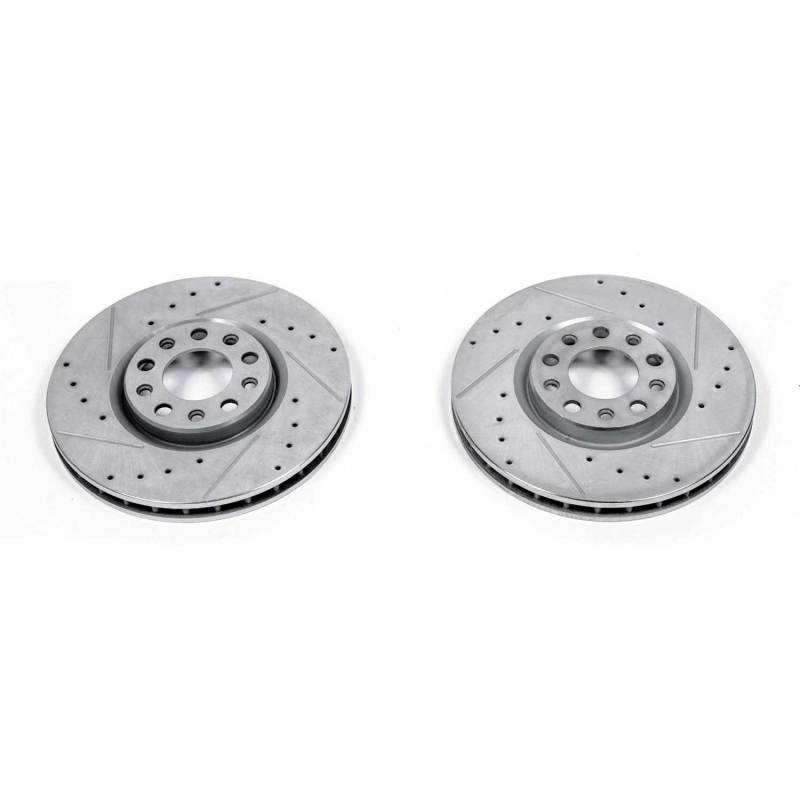 Power Stop 15-17 Chrysler 200 Front Evolution Drilled & Slotted Rotors - Pair PowerStop