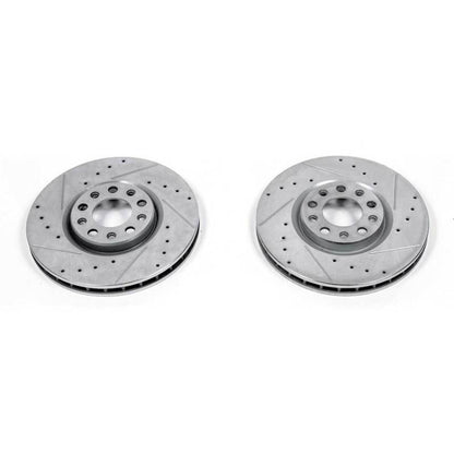 Power Stop 15-17 Chrysler 200 Front Evolution Drilled & Slotted Rotors - Pair PowerStop